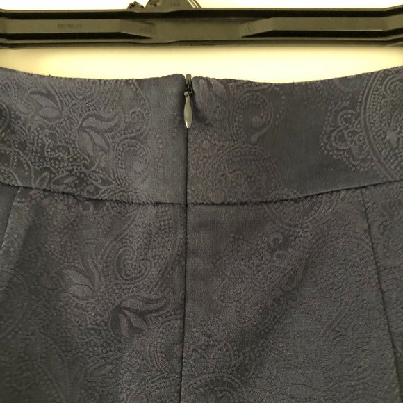 Jacob Canada A-Line Paisley Skirt XS Blue - Picture 5 of 11